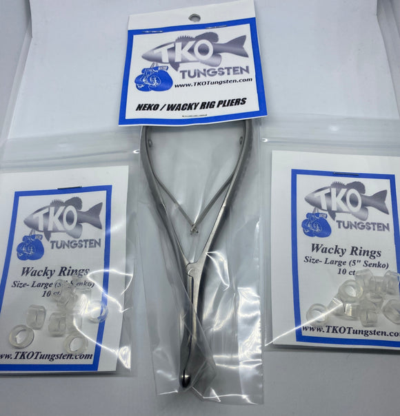 Wacky / Neko Ring Kit (Pliers & Wacky Rings)